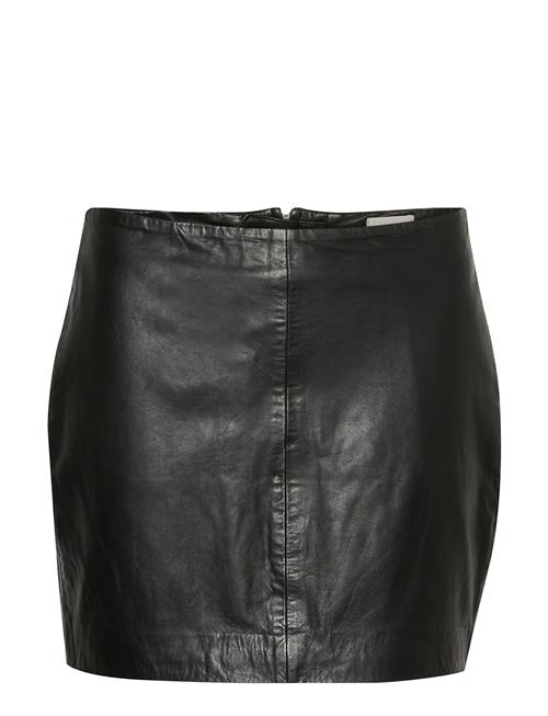 Akelamw Leather Skirt My Essential Wardrobe Black