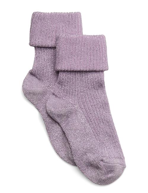 Ida Glitter Socks Mp Denmark Purple