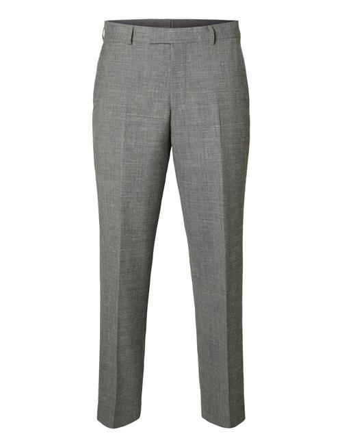 Slhslim-Oasis Linen Trs Noos Selected Grey
