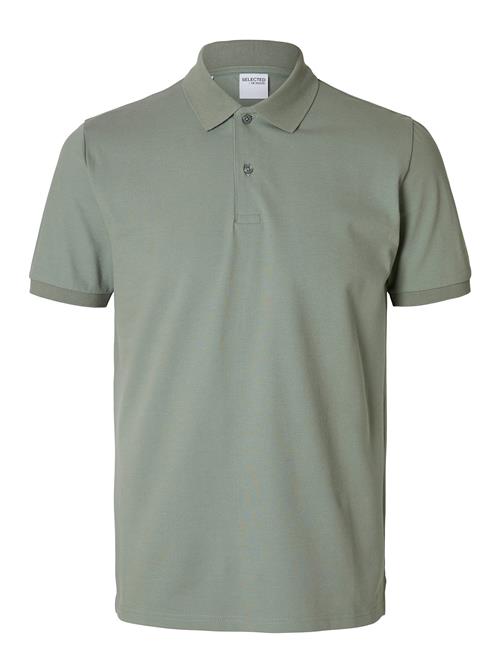 Slhslim-Atlas Ss Polo Selected Homme Green