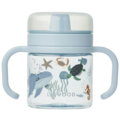 Liewood Kylo Sippy Cup Lavet Af Tritan Sea Creature Sandy One Size      Unisex