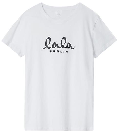 Lala Berlin T-shirt - Cara - Hvid m. Sort