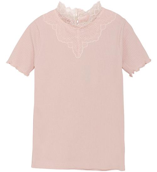 Creamie T-shirt - Rib - Lotus m. Blonder