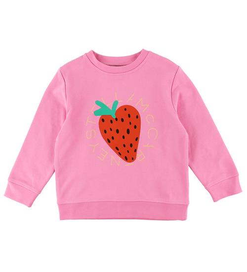 Stella McCartney Kids Sweatshirt - Pink m. JordbÃ¦r