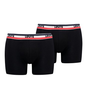 Levis 2P Sportswear Logo Base Boxer Sort bomuld Large Herre