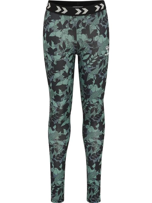 Hummel Leggings 'MIMMI'  khaki / pastelgrøn / black denim / hvid