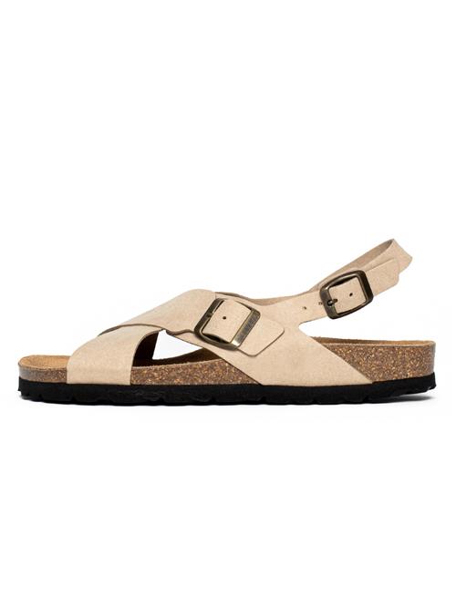 Bayton Sandaler med rem 'Cantabrie'  lysebeige / sort