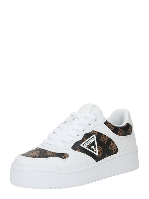 GUESS Sneaker low 'Miram'  umbra / sort / hvid