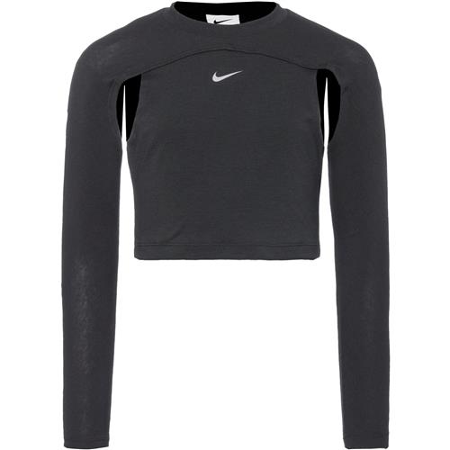 NIKE Funktionsskjorte  sort / hvid