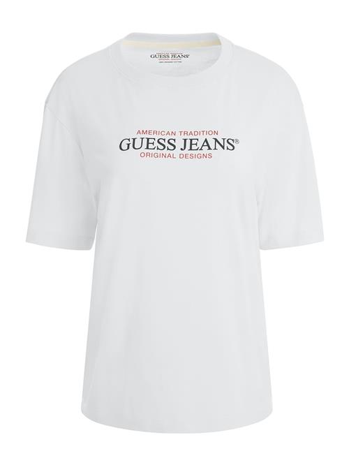 Se GUESS JEANS Shirts  blodrød / sort / hvid ved About You