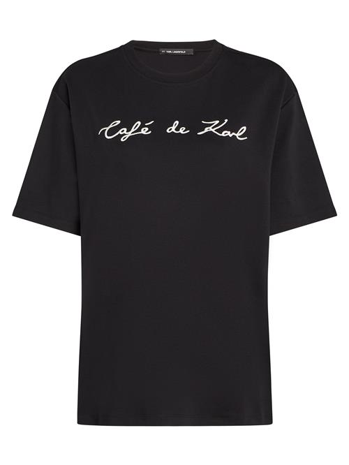 Se Karl Lagerfeld Shirts 'JORGE PARRA'  sort / hvid ved About You