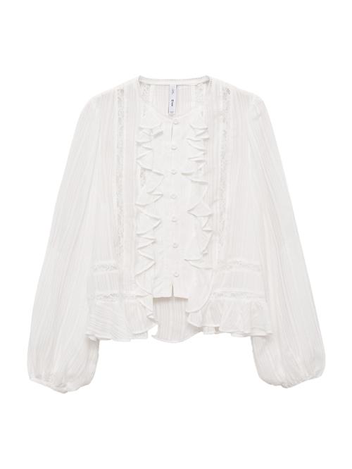 MANGO Bluse 'Stevie'  offwhite