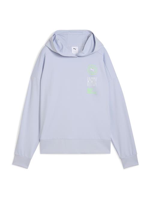 PUMA Sportsweatshirt 'PUMA x HYROX Cloudspun'  dueblå / neongrøn / hvid