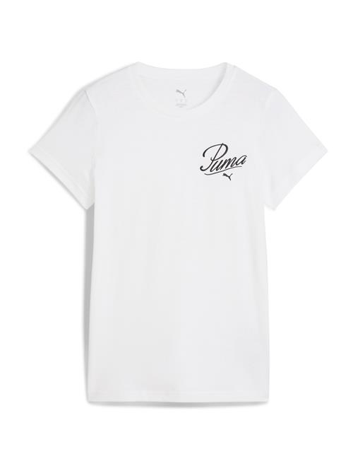 PUMA Funktionsbluse 'Ess'  sort / hvid
