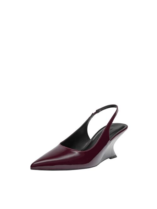 Pull&Bear Slingpumps  burgunder