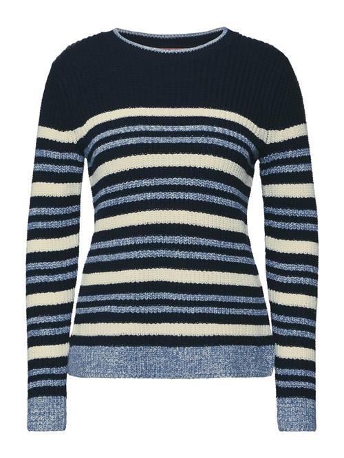 CECIL Pullover  navy / blå-meleret / offwhite