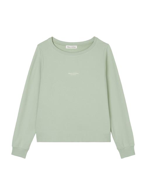 Marc O'Polo Sweatshirt  pastelgrøn / hvid