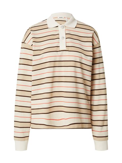 Monki Shirts  beige / creme / mørkebrun / lys rød