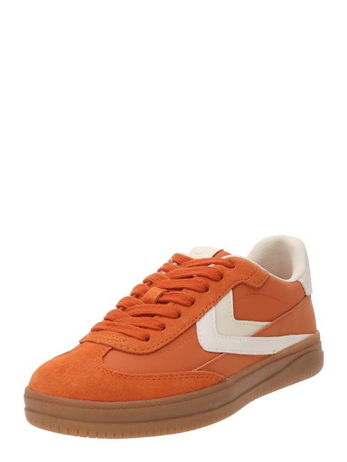 Se Bershka Sneaker low  hummer / hvid / offwhite ved About You