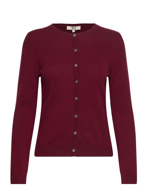 Rmwsofia Ls Short Cardigan RM By Rosemunde Burgundy