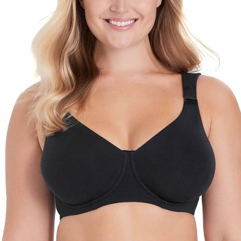 Miss Mary of Sweden Miss Mary Organic Cotton T-shirt Bra Bh Sort B 80 Dame