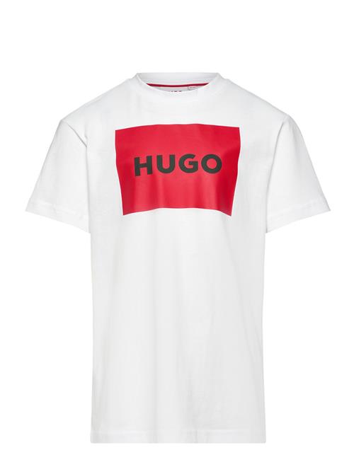 Short Sleeves Tee-Shirt Hugo Kids White