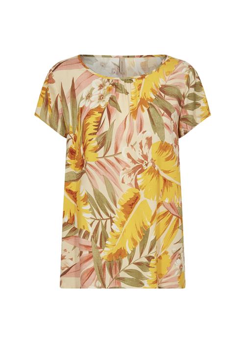 Soyaconcept Bluse 'ELYSE 2'  brun / mørkegul / khaki / gammelrosa