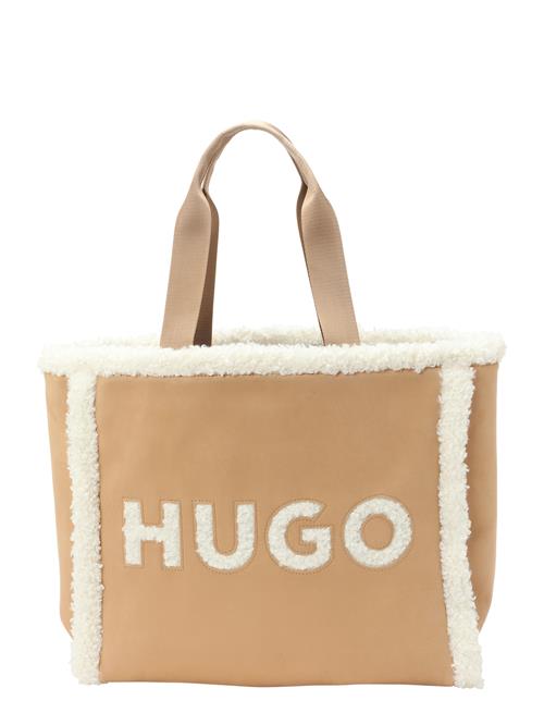 HUGO Shopper 'Becky'  camel / hvid