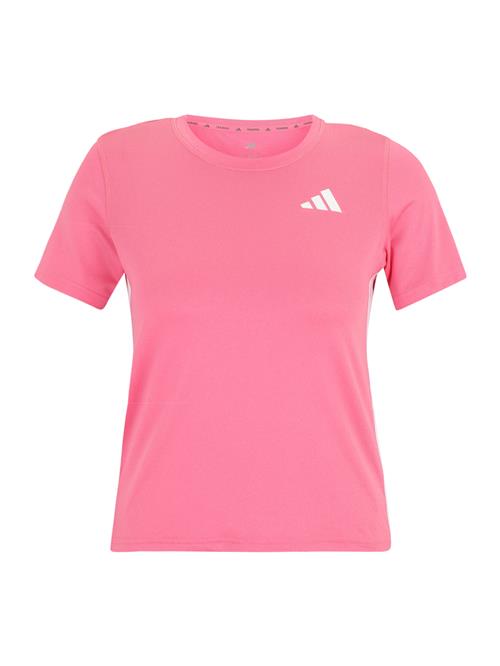ADIDAS PERFORMANCE Funktionsbluse  pink / hvid