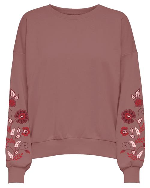 Se ONLY Sweatshirt 'ONLBROOKE'  lyserød / rosé / burgunder ved About You