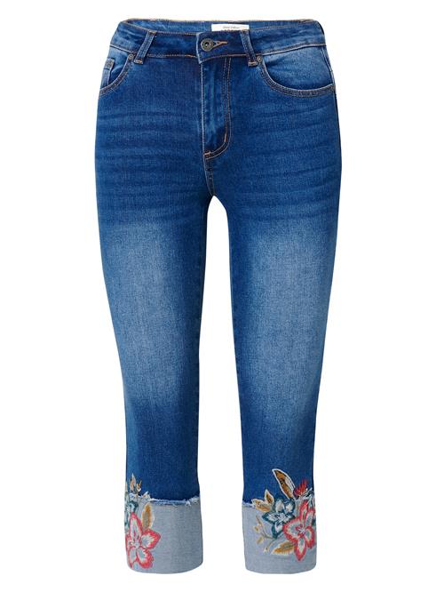 Se KOROSHI Jeans  blue denim / safran / rød / hvid ved About You