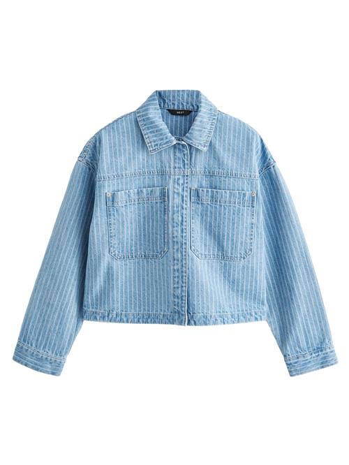 Next Overgangsjakke  blue denim / hvid