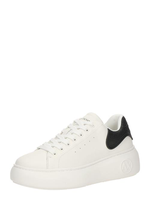 ARMANI EXCHANGE Sneaker low  sort / hvid