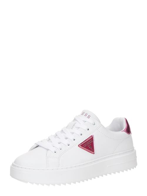 Se GUESS Sneaker low 'DENESA12'  fuchsia / hvid ved About You