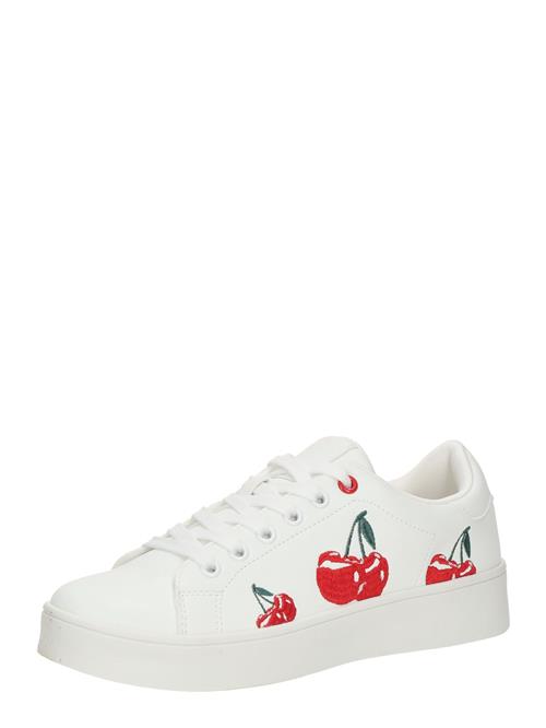 Se CALL IT SPRING Sneaker low 'KALINAAA'  smaragd / rød / hvid ved About You