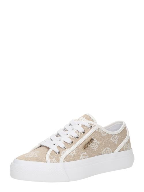 GUESS Sneaker low 'JELEXA7'  beige / guld / hvid