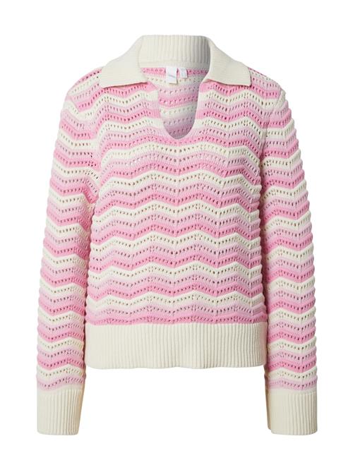 YAS Pullover 'YASCALMI'  eosin / lys pink / naturhvid