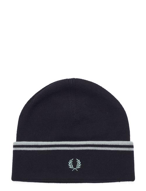 Se T/T Merino Wool Beanie Fred Perry Navy ved Booztlet