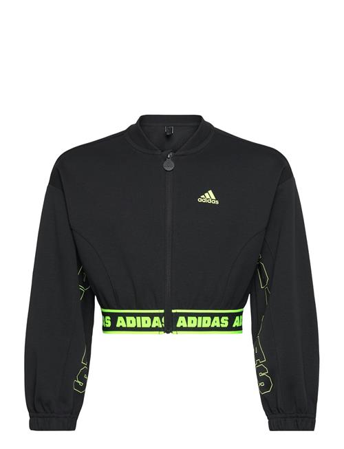 Jg D Crop Bmber Adidas Sportswear Black