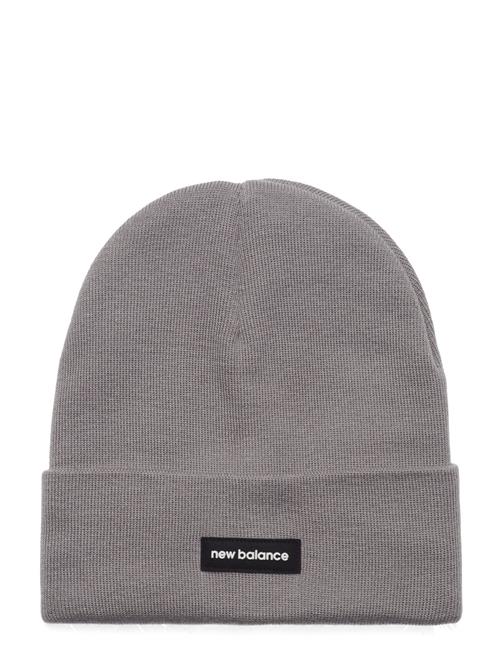 Linear Knit Cuffed Beanie New Balance Grey