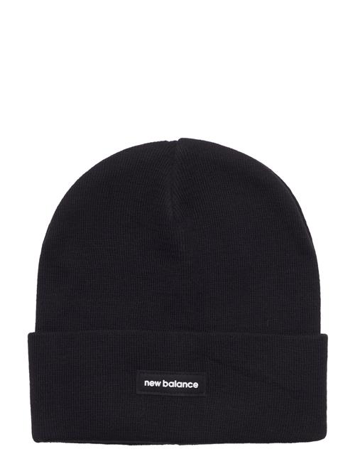 Linear Knit Cuffed Beanie New Balance Black