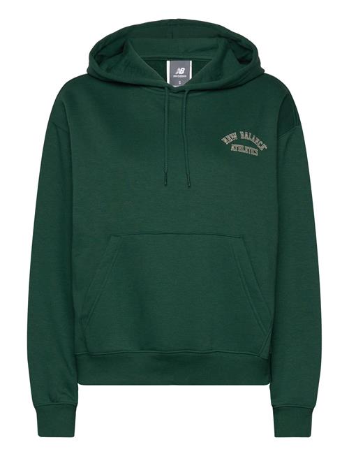 Se Graphic Fleece Hoodie New Balance Green ved Booztlet