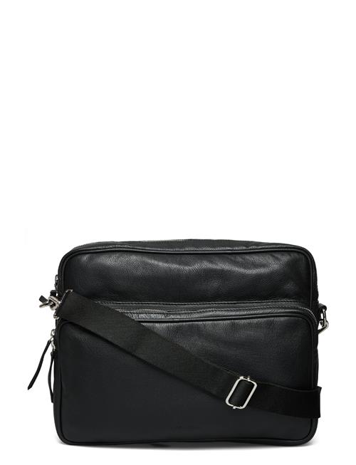 Leather Messenger Bag Les Deux Black