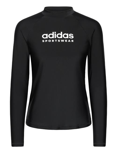 Adidas Womens Long Sleeves Rashguard Adidas Sportswear Black