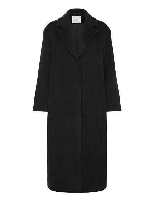 Slrubie Long Coat Soaked In Luxury Black