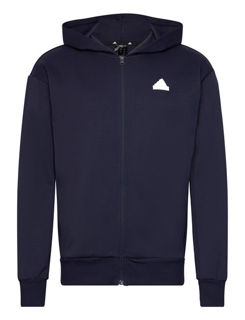 Future Icons Doubleknit Full-Zip Adidas Sportswear Navy