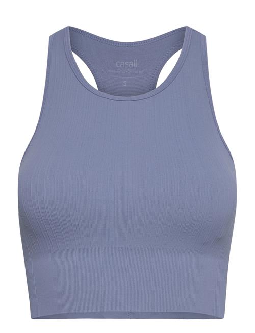 Multi Rib Seamless Padded Sports Top Casall Blue