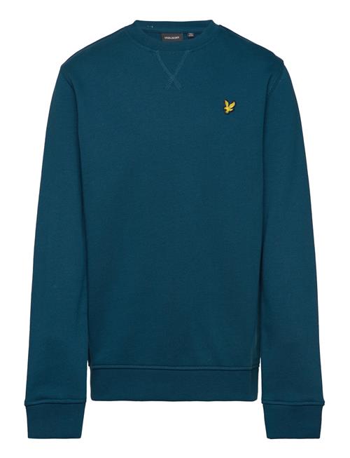 Se Crew Neck Sweatshirt Lyle & Scott Blue ved Booztlet