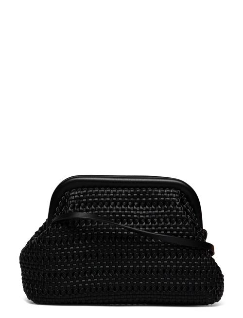 Bag Braided Clutch Lindex Black