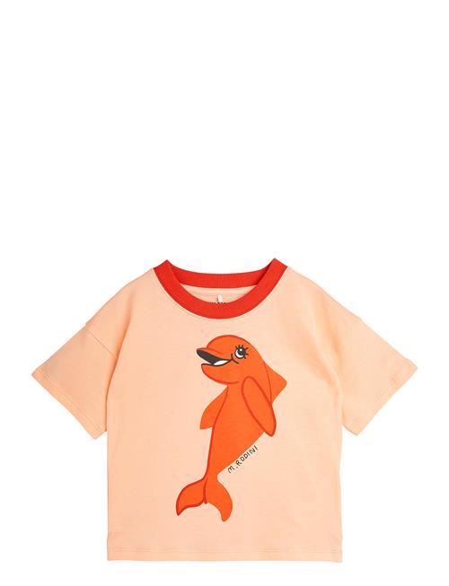 Dolphin Sp Ss Tee Mini Rodini Pink